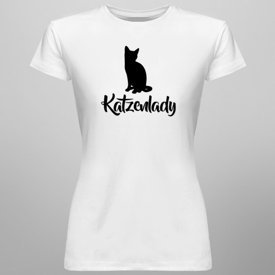 Katzenlady - damen t-shirt mit Aufdruck