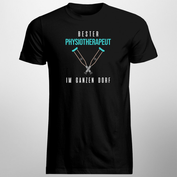 Bester Physiotherapeut im ganzen Dorf - Herren t-shirt mit Aufdruck Bester Physiotherapeut im ganzen Dorf - Herren t-shirt mit Aufdruck