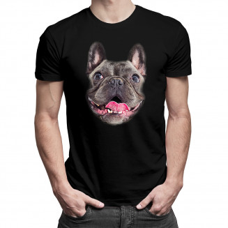 Französische Bulldogge (Version 1) - Herren und damen t-shirt