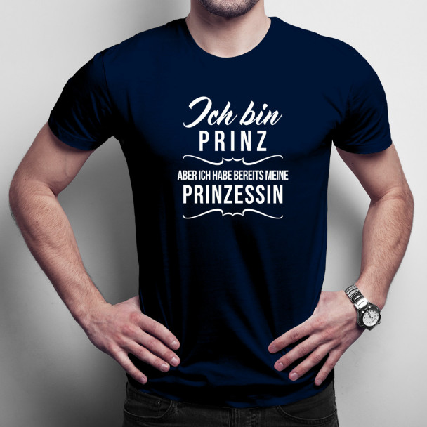 Ich bin Prinz - Herren t-shirt mit Aufdruck