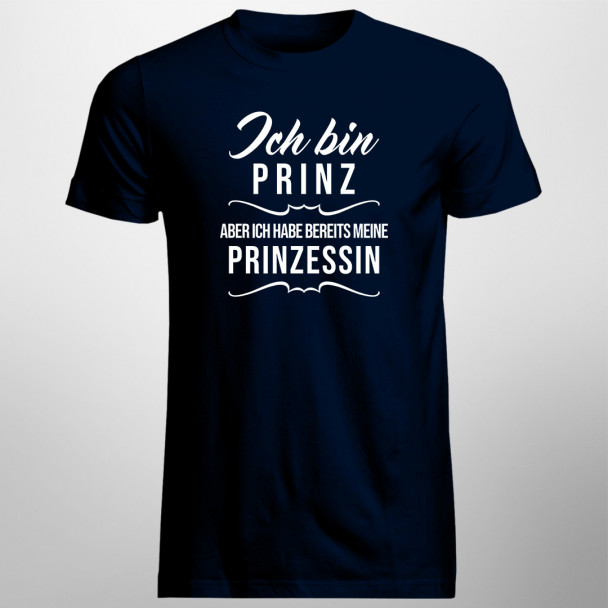 Ich bin Prinz - Herren t-shirt mit Aufdruck