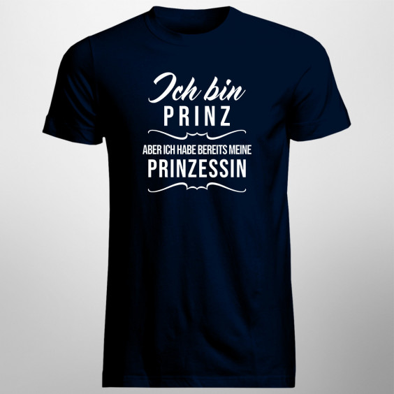 Ich bin Prinz - Herren t-shirt mit Aufdruck