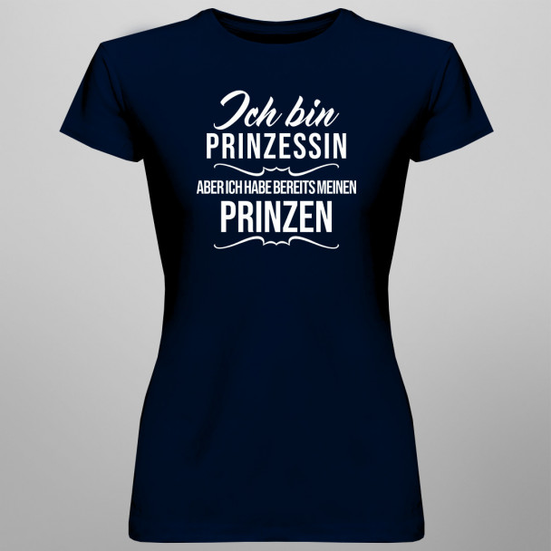Ich bin Prinzessin - Herren t-shirt mit Aufdruck