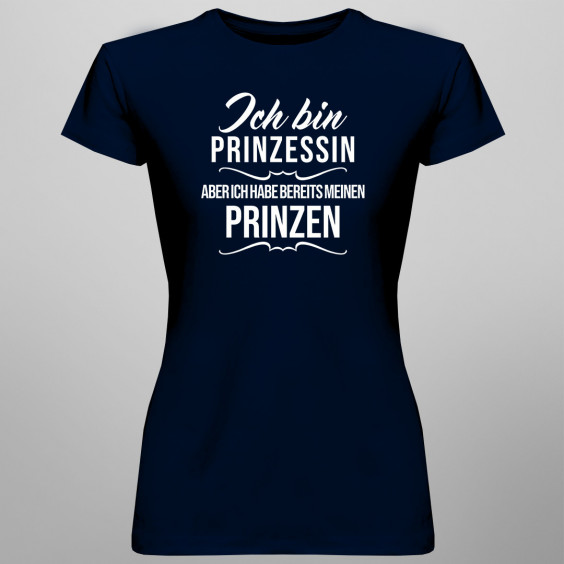 Ich bin Prinzessin - Herren t-shirt mit Aufdruck