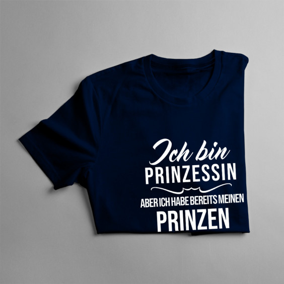 Ich bin Prinzessin - Herren t-shirt mit Aufdruck