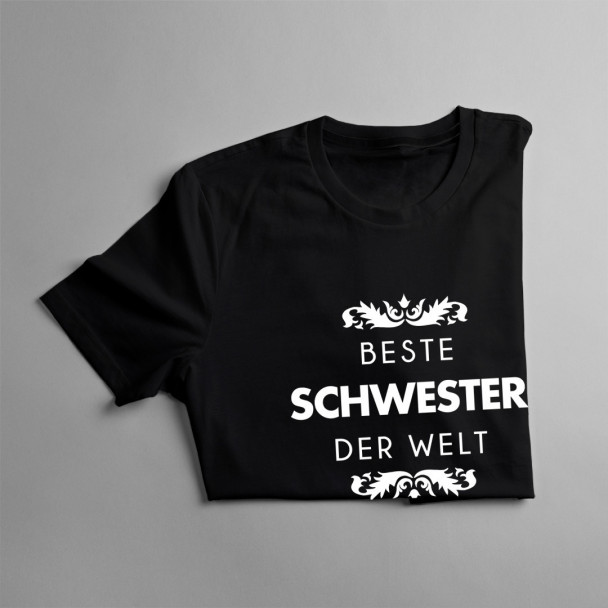 Beste Schwester der Welt  - damen t-shirt mit Aufdruck