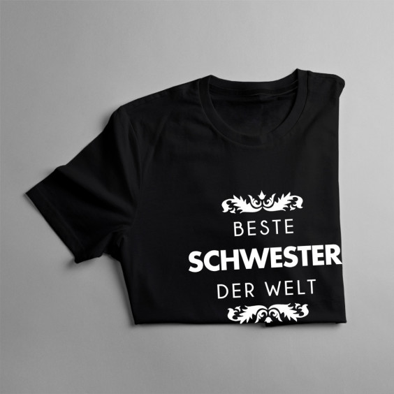 Beste Schwester der Welt  - damen t-shirt mit Aufdruck