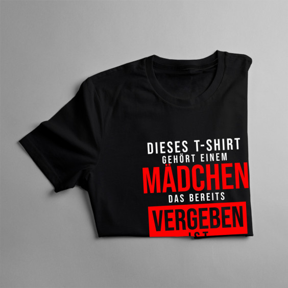 Dieses T-Shirt gehört einem Mädchen - damen t-shirt mit Aufdruck