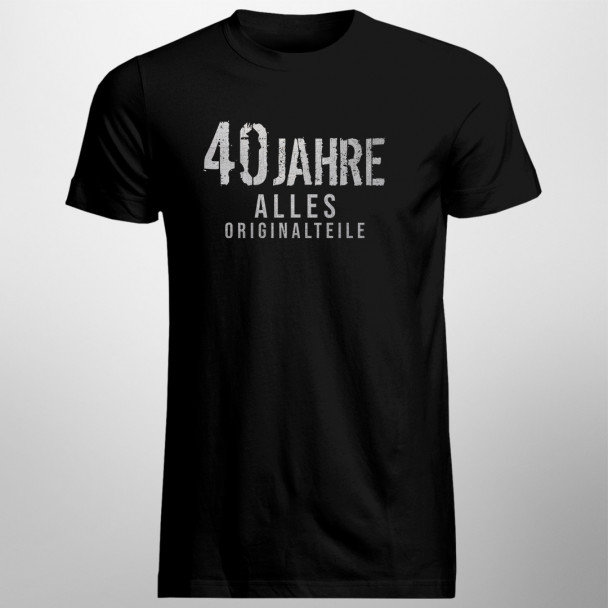 40 Jahre – alles Originalteile - Herren t-shirt