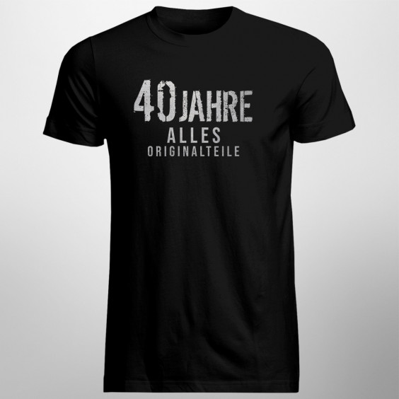 40 Jahre – alles Originalteile - Herren t-shirt