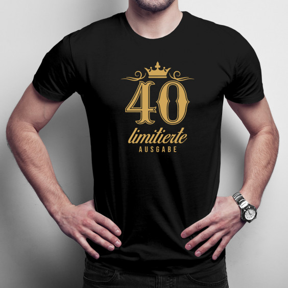 40 Jahre – limitierte Ausgabe - Herren t-shirt