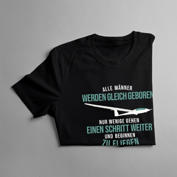 Männer beginnen zu fliegen - Herren t-shirt mit Aufdruck