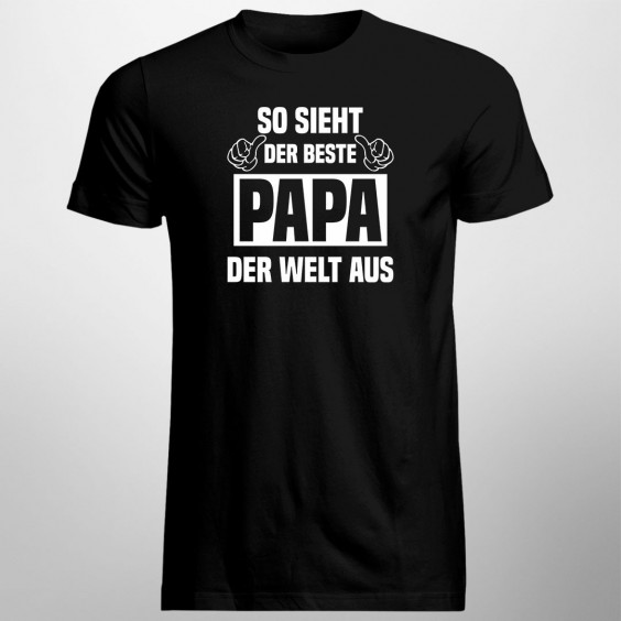 So sieht der beste Papa der Welt aus  - Herren t-shirt mit Aufdruck