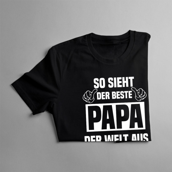 So sieht der beste Papa der Welt aus  - Herren t-shirt mit Aufdruck