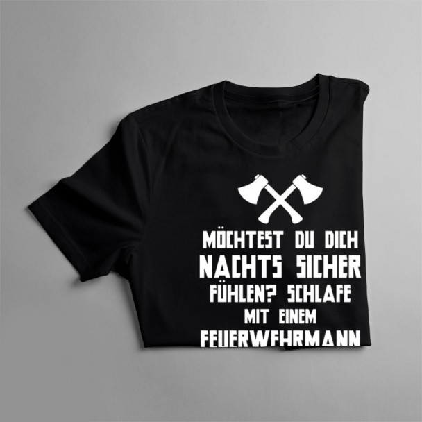 Möchtest Du dich nachts sicher fühlen? Schlafe mit einem Feuerwehrmann!
