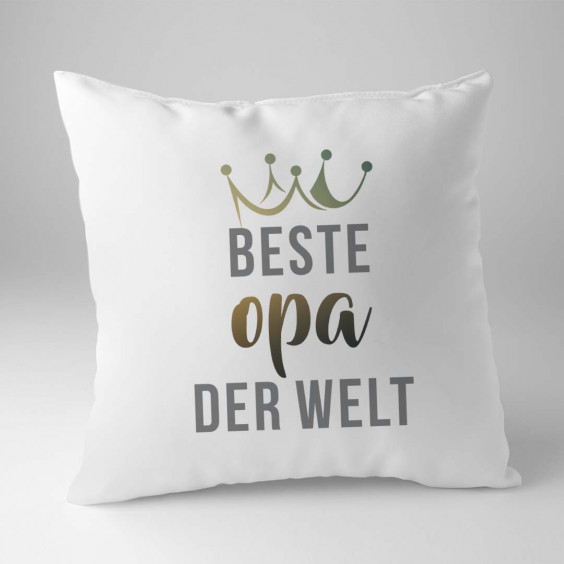 Beste Opa der Welt - Kissen mit Aufdruck