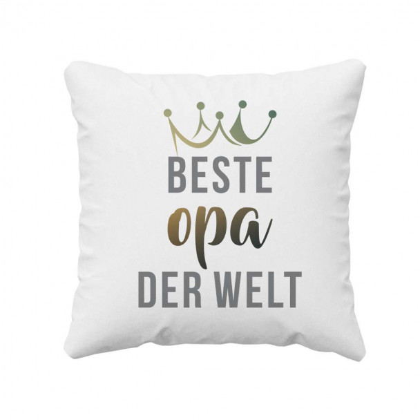 Beste Opa der Welt - Kissen mit Aufdruck Beste Opa der Welt - Kissen mit Aufdruck