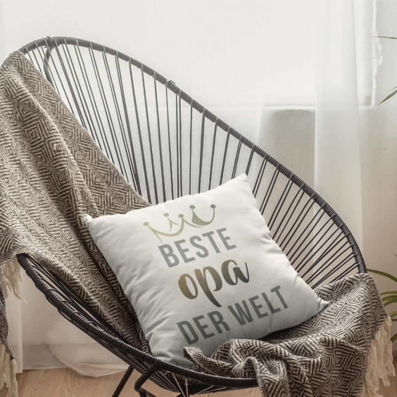 Beste Opa der Welt - Kissen mit Aufdruck