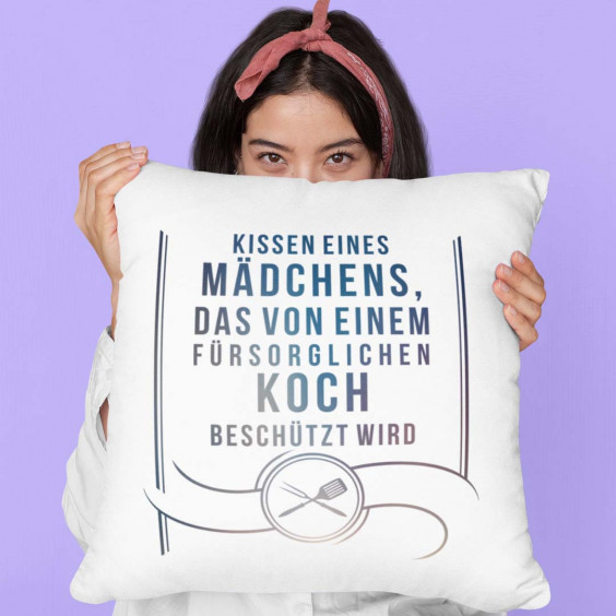 Kissen eines Mädchens