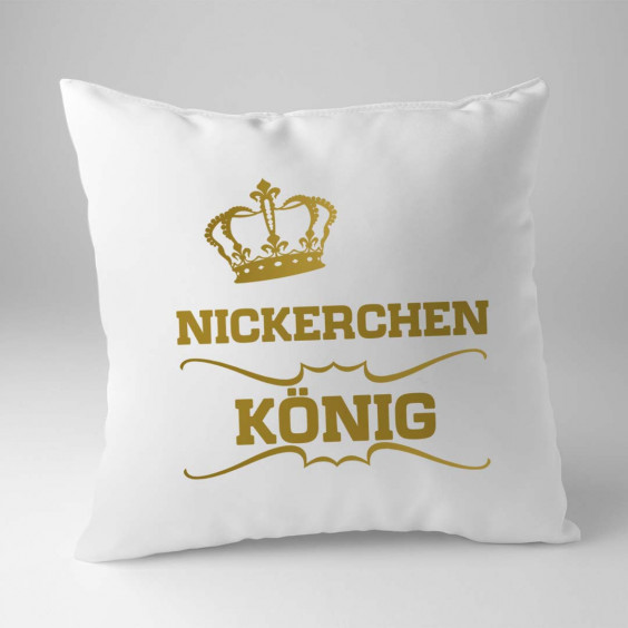 Nickerchen-König - Kissen mit Aufdruck