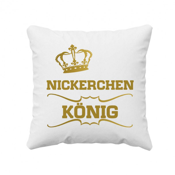 Nickerchen-König - Kissen mit Aufdruck
