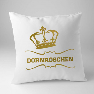 Dornröschen - Kissen mit Aufdruck