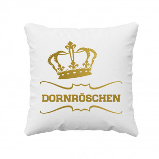 Dornröschen - Kissen mit Aufdruck