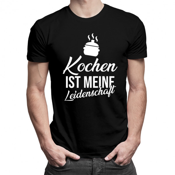 Kochen ist meine Leidenschaft - Herren t-shirt mit Aufdruck