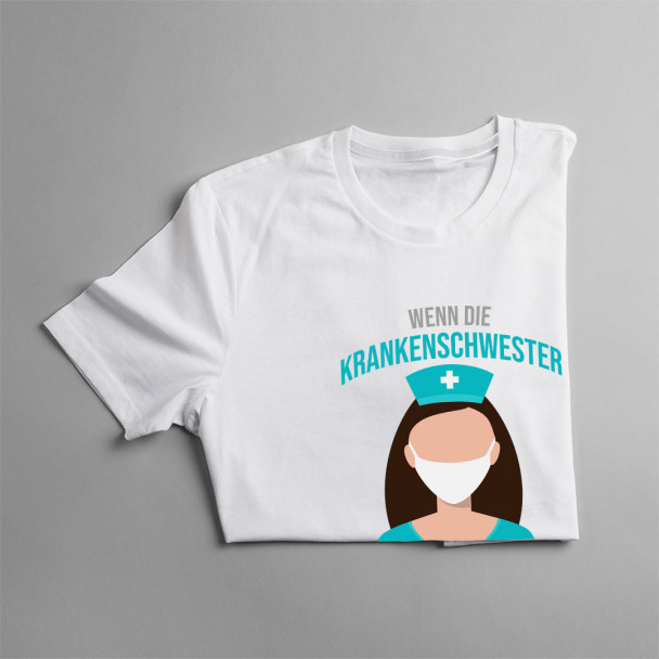  schafft es auch sonst keiner - damen t-shirt mit Aufdruck