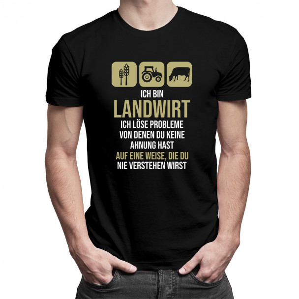 ich löse Probleme - Herren t-shirt mit Aufdruck