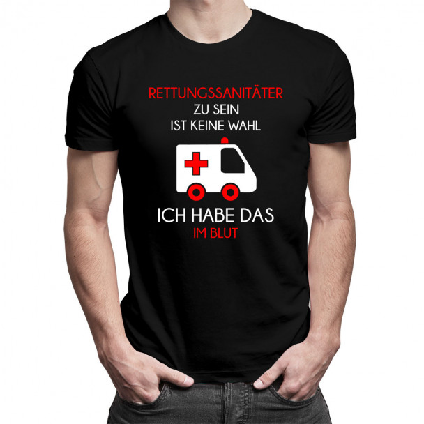  ich habe das im Blut - Herren und Damen t-shirt mit Aufdruck