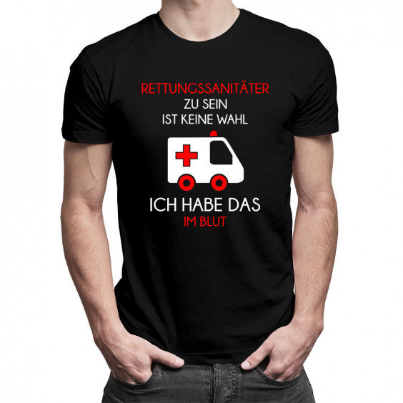  ich habe das im Blut - Herren und Damen t-shirt mit Aufdruck