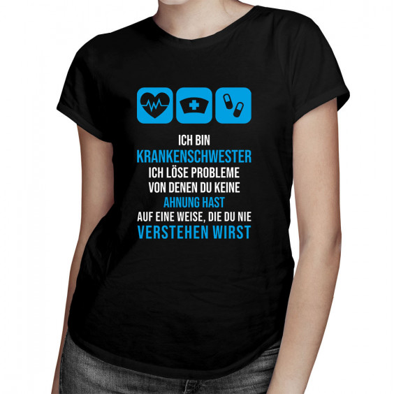  ich löse Probleme - Damen t-shirt mit Aufdruck