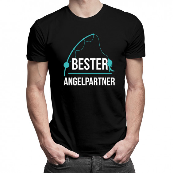 Bester Angelpartner - Herren t-shirt mit Aufdruck