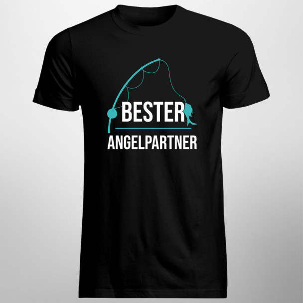Bester Angelpartner - Herren t-shirt mit Aufdruck