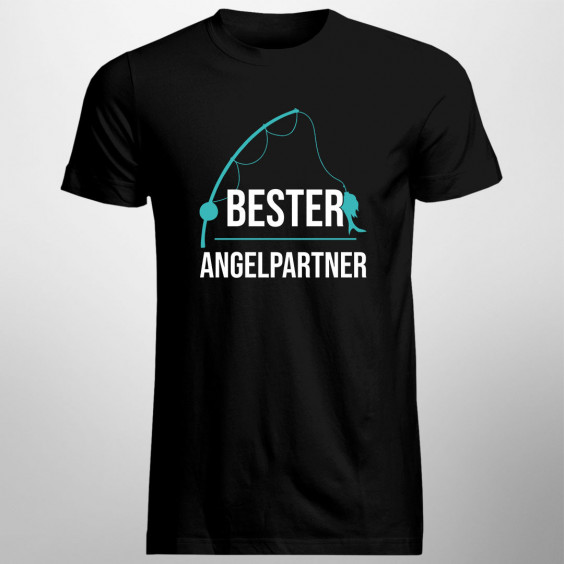 Bester Angelpartner - Herren t-shirt mit Aufdruck