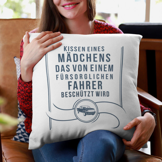Kissen eines Mädchens