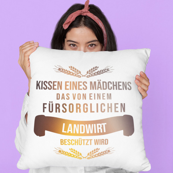 Kissen eines Mädchens