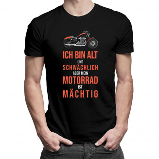  aber mein Motorrad ist mächtig - Herren t-shirt mit Aufdruck