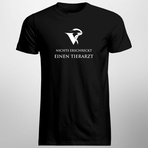 Nichts erschreckt einen Tierarzt - Herren t-shirt mit Aufdruck