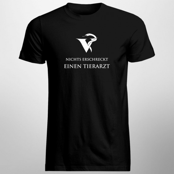 Nichts erschreckt einen Tierarzt - Herren t-shirt mit Aufdruck