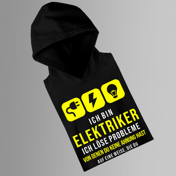 ich löse Probleme - Herren-Sweatshirt mit Aufdruck ich löse Probleme - Herren-Sweatshirt mit Aufdruck