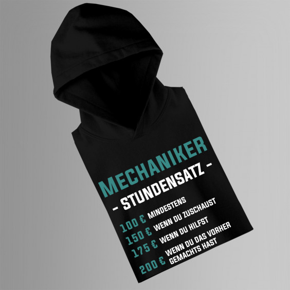 Mechaniker - Stundensatz - Herren-Sweatshirt mit Aufdruck