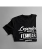 Legenden werden im Februar geboren - Herren t-shirt mit Aufdruck