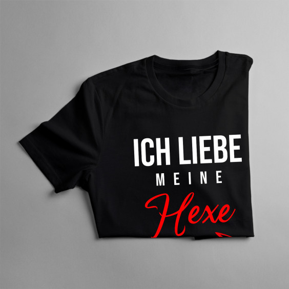 Ich liebe meine Hexe - Herren t-shirt mit Aufdruck