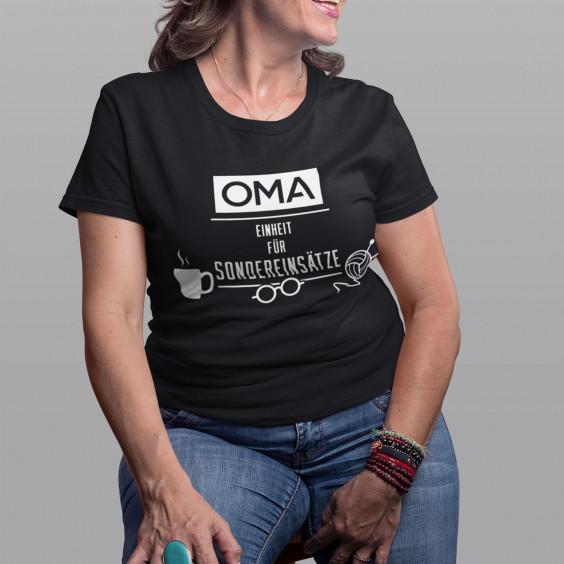 Oma – Einheit für Sondereinsätze - Damen t-shirt mit Aufdruck