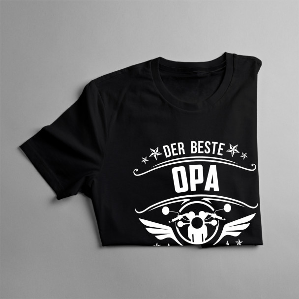 Der beste Opa fährt Motorrad - Herren t-shirt mit Aufdruck
