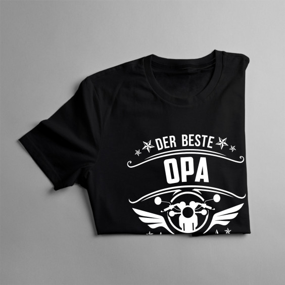 Der beste Opa fährt Motorrad - Herren t-shirt mit Aufdruck