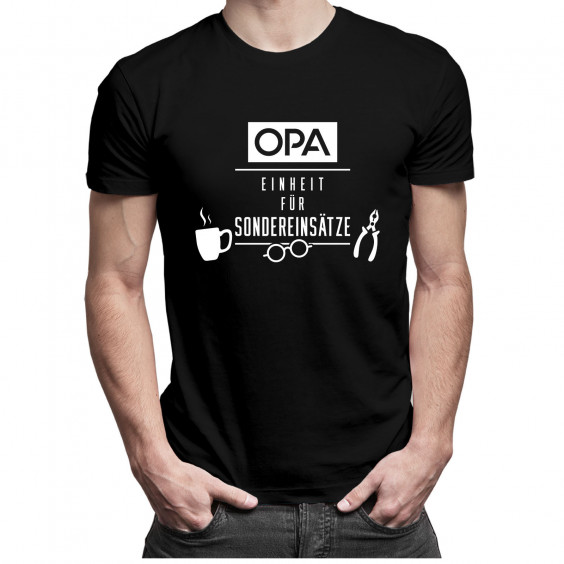 Opa – Einheit für Sondereinsätze - Herren t-shirt mit Aufdruck