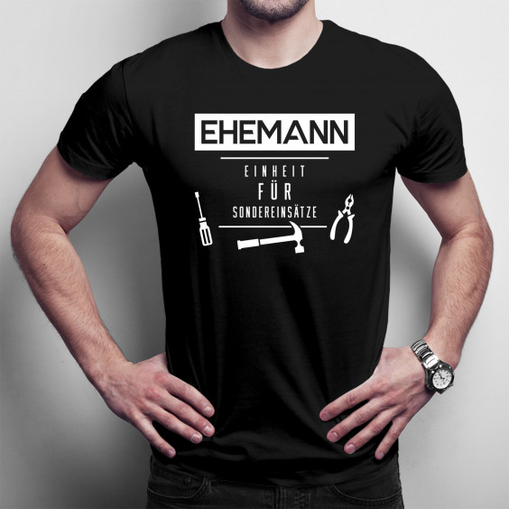 Ehemann – Einheit für Sondereinsätze - Herren t-shirt mit Aufdruck